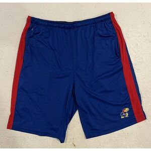 Colosseum‎ Kansas Jayhawks Shorts Mens 2XL Blue Red College Athletic Football